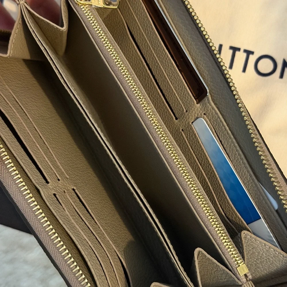 Louis Vuitton Taupe Monogram Wallet - Picture 3 of 4